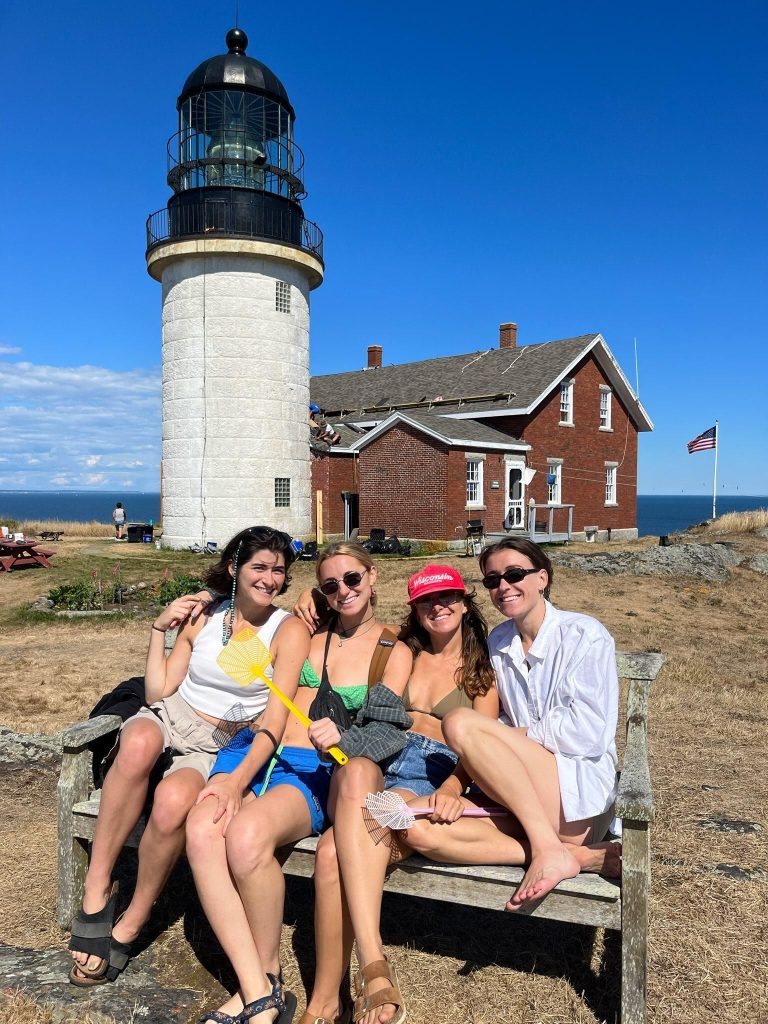 Jennifer Connelly cradles a bandaged finger while on family stroll